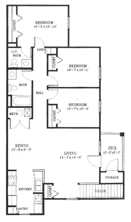 Floorplan - Falcon Woods Apartments