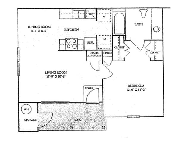 Floorplan - Arbor Glen Apartments