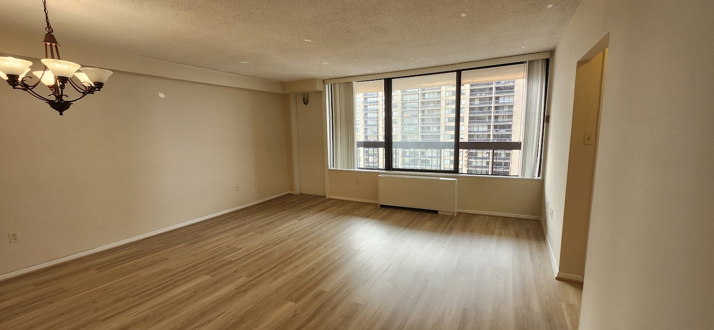 Living Room + Balcony - 3705 S George Mason Dr