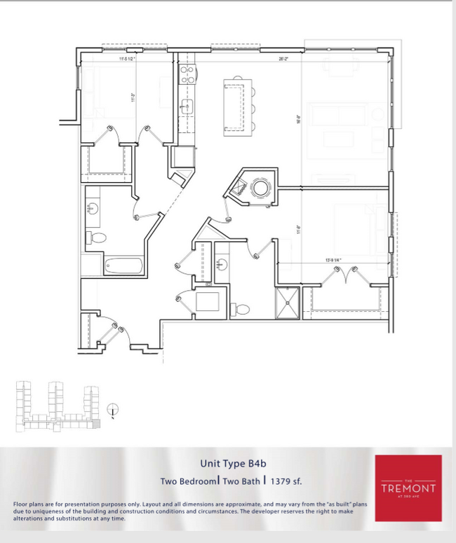 Floorplan - The Tremont