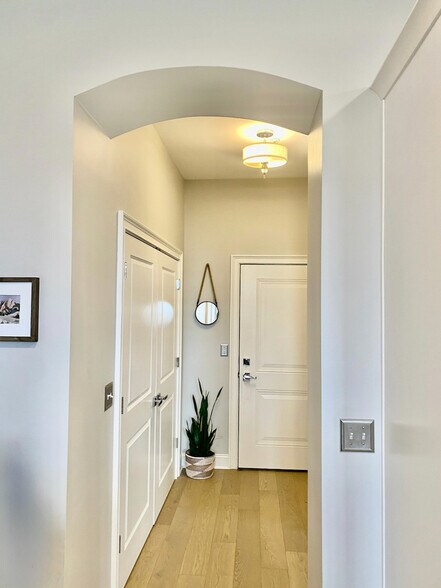 unit entryway - 77 Van Dam St