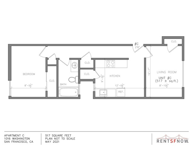 Floorplan - 1016 Washington