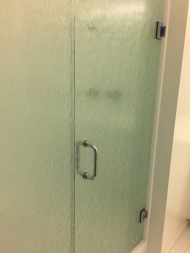New shower door - 10449 Ashton Ave