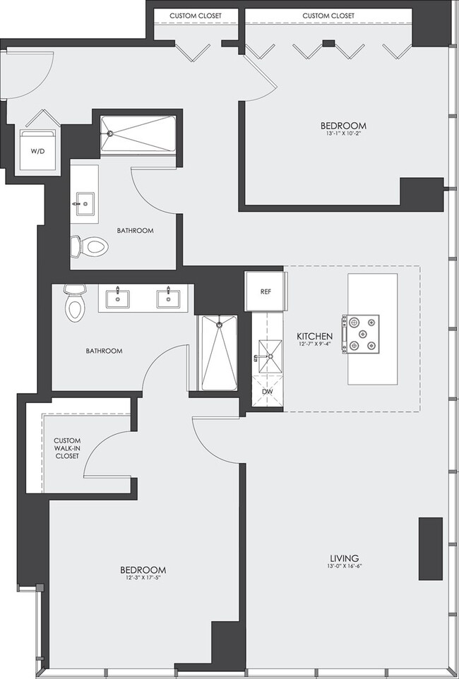 Floorplan - Hubbard 221