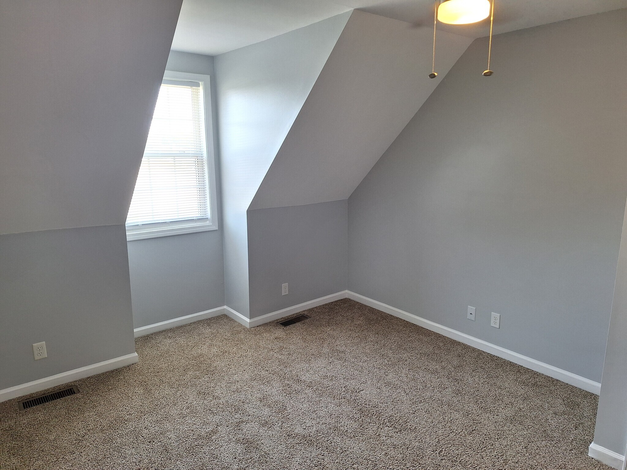 Upstairs bedroom #3 with ceiling fan - 695 Artic Ave
