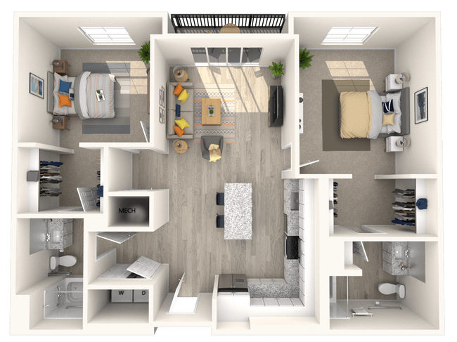 Floorplan - Melody on Main