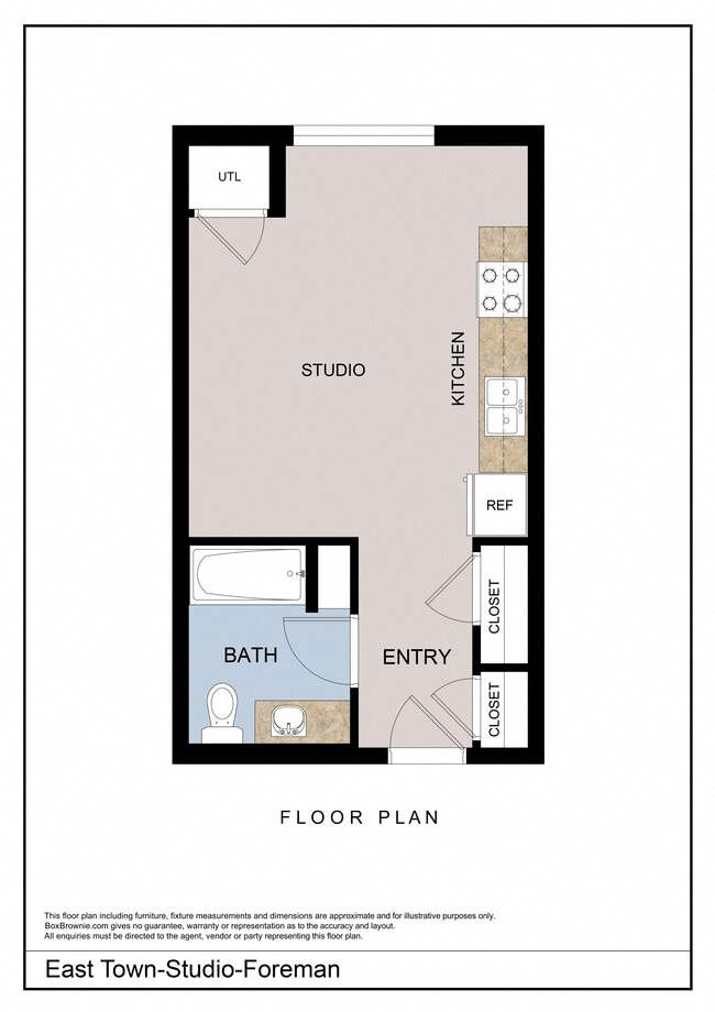 Floorplan - East Town Apartments