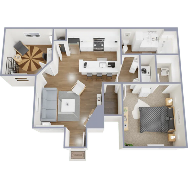 One bedroom, one bath 795-852 square foot apartment home - Dakota at Governors Ranch
