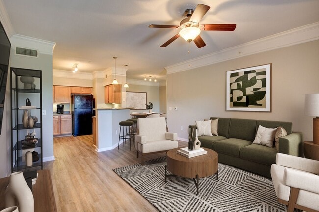 Spacious Living Room - Carrington at Champion Forest Apartments