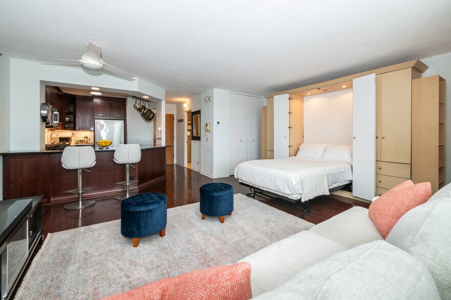 LR/Bedroom with closed Murphy Bed - 14 Nosband Ave