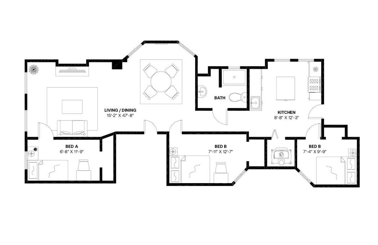 Building Photo - Room in Shared 3 bed/1 bath home