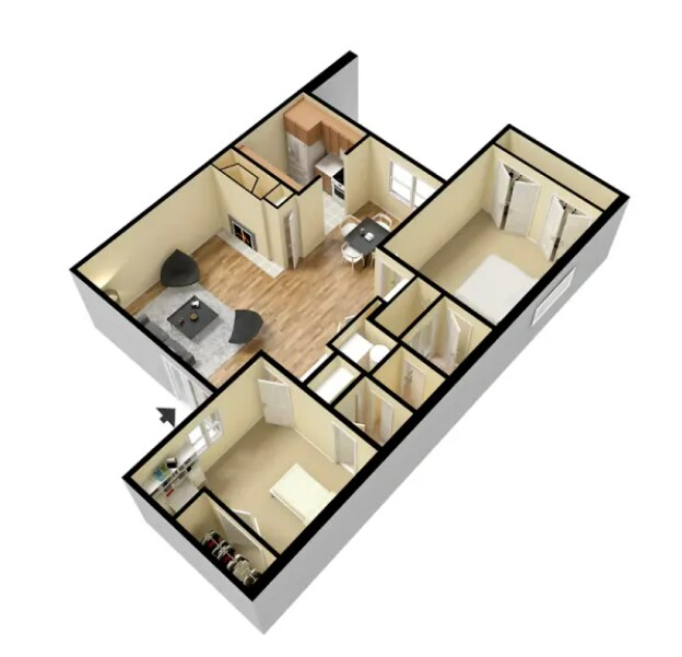 Two Bed, One and A Half Bath - Briarwood