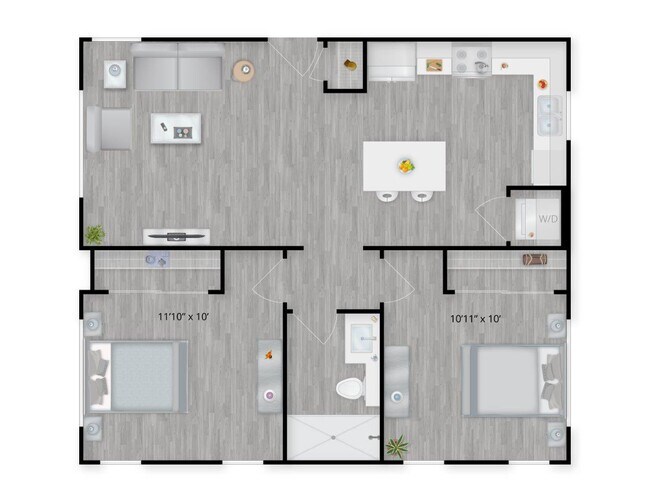 Floorplan - The Rose Apartments