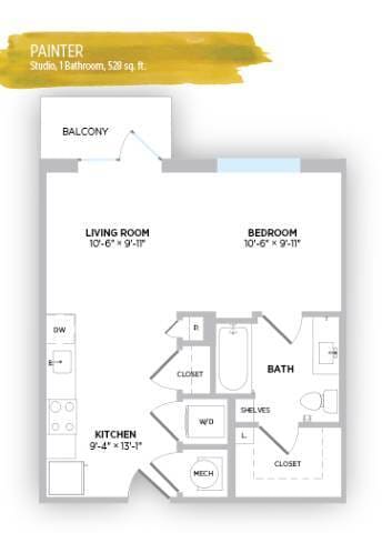 Floorplan - Gallerie Apartments