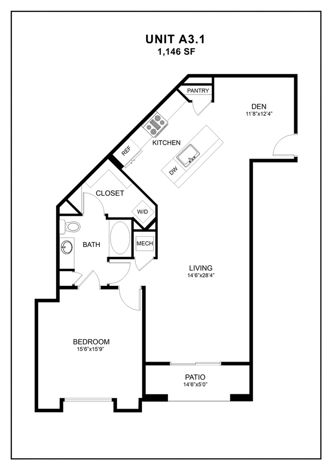 Floorplan - Olympus Chandler at the Park