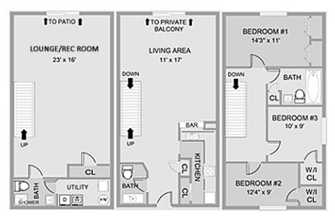 3BR/2.5BA - Stadium Crossing (Varsity Properties)