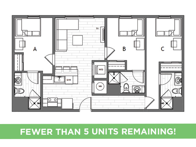 3x3 A - Fewer Than 5 Units Remaining! - Student | Evolve Bloomington