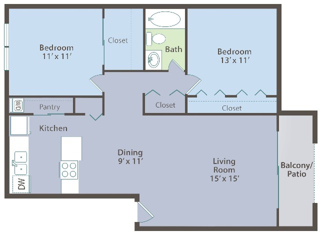 B1-912 SF - Liv at Winter Park Apartment Homes