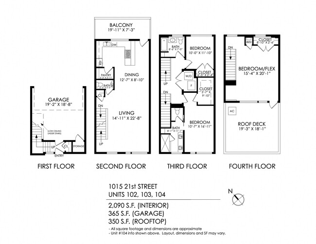 Floorplan - Ballpark Townhomes