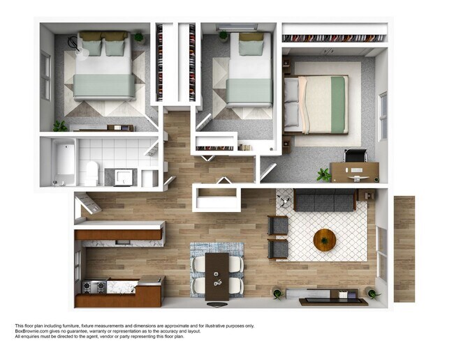 Floorplan - West on Murray Apartments