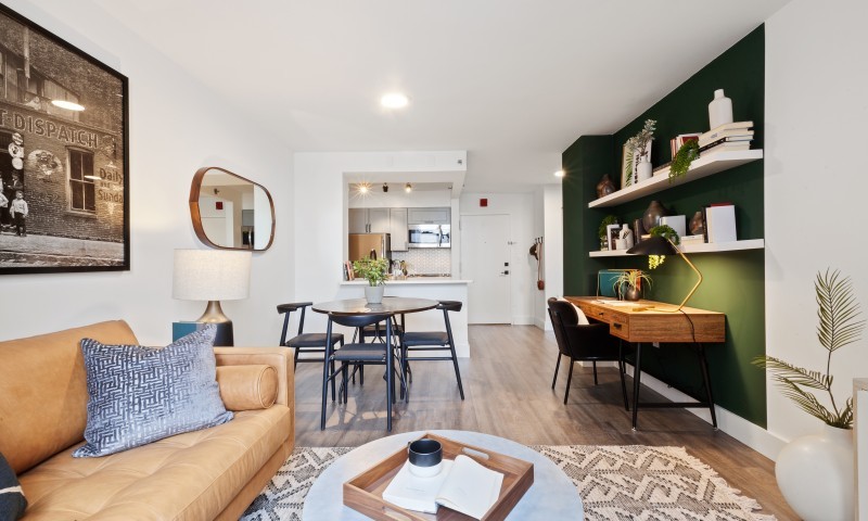 View of kitchen from the living room area - Observer Park