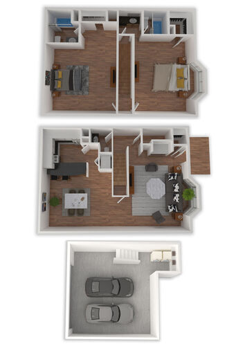 Floorplan - Lakebridge Townhomes