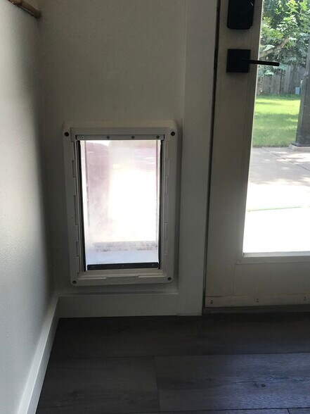 Doggie door to backyard - 649 Foxtail St