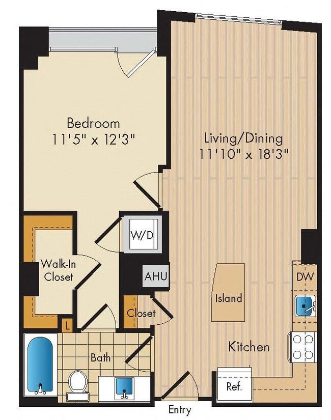 Floorplan - Flats 130 at Constitution Square