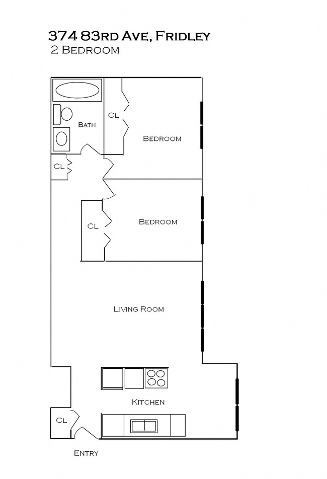 Floorplan - Spring Lake Park Apartments