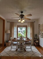 AI staged Dinning area with gorgeous bay window - 1291 Main St