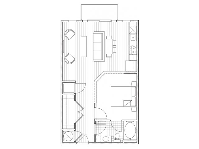 alpha-mill-apartments-floor-plan-1X1-A4 - Alpha Mill