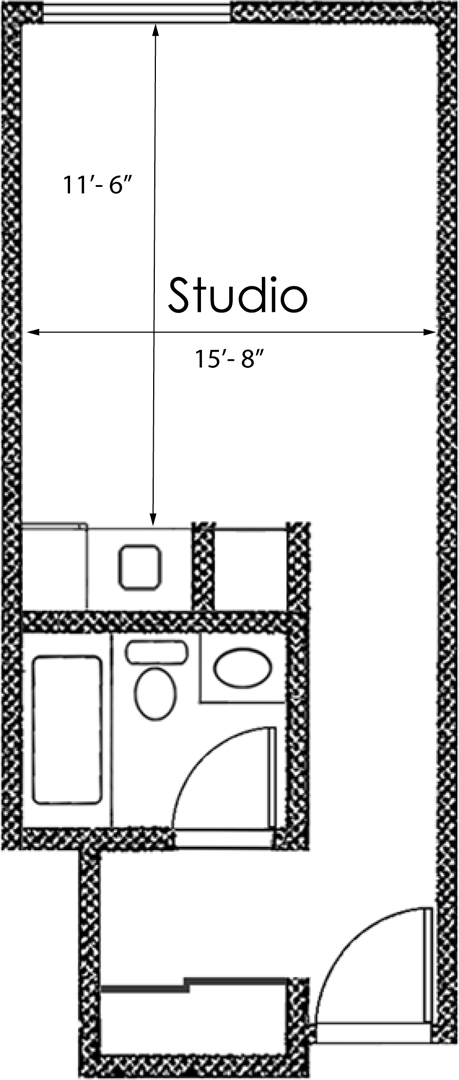 Floorplan - Midvale Court Apartments Westwood