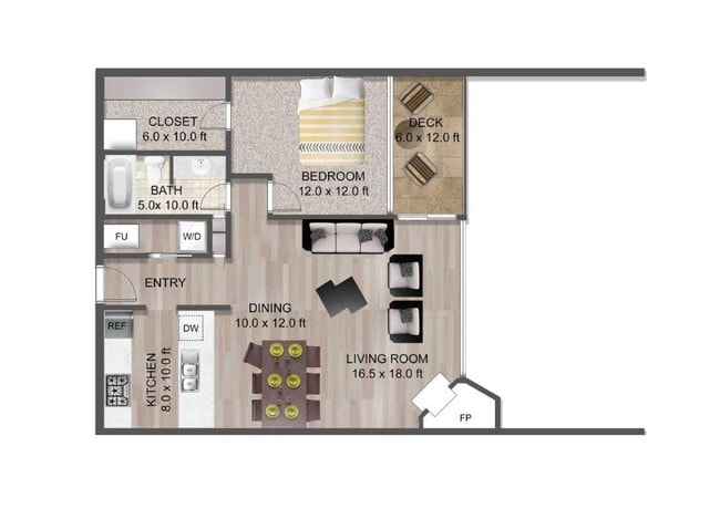 Floorplan - Lake Tower