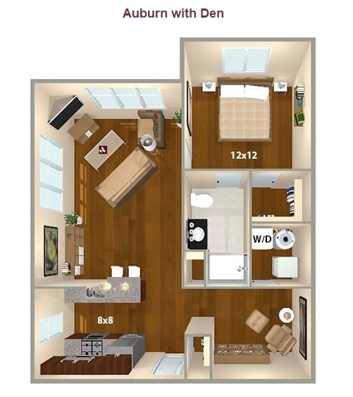 Auburn with Den - Charlesbank Apartment Homes