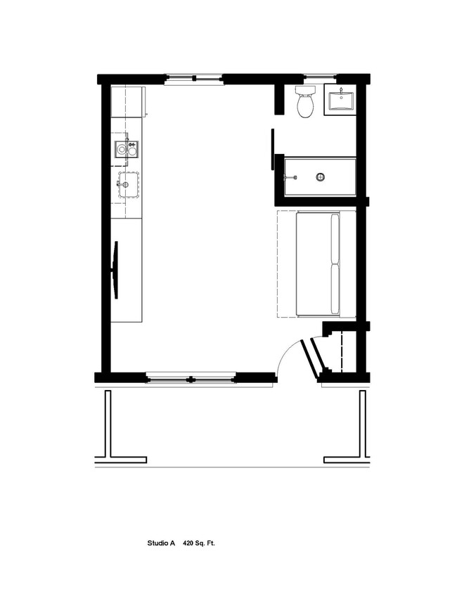 Floorplan - Falls Edge Studios