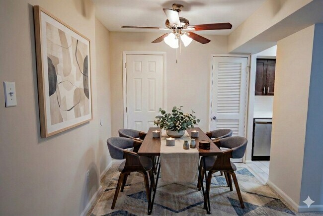 Woodmere 1 Bed Dining Area - Woodmere Apartments