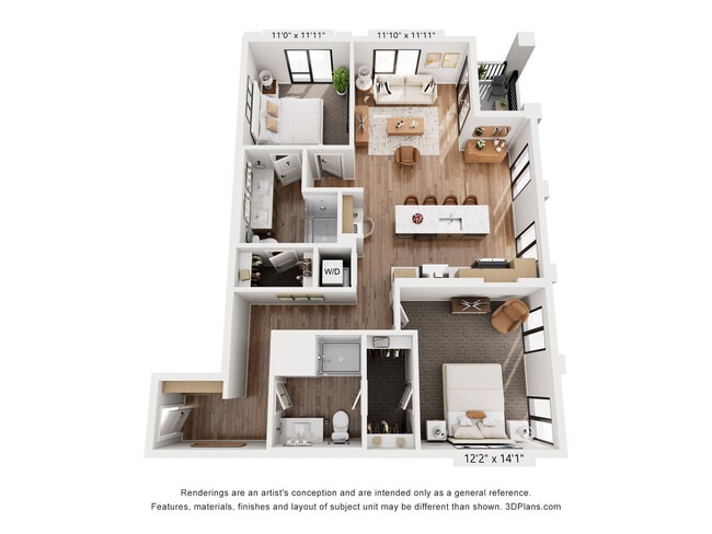 Floorplan - 2800 Taylor