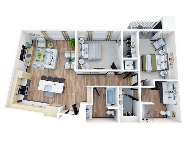 Floorplan - Banyan on Washington
