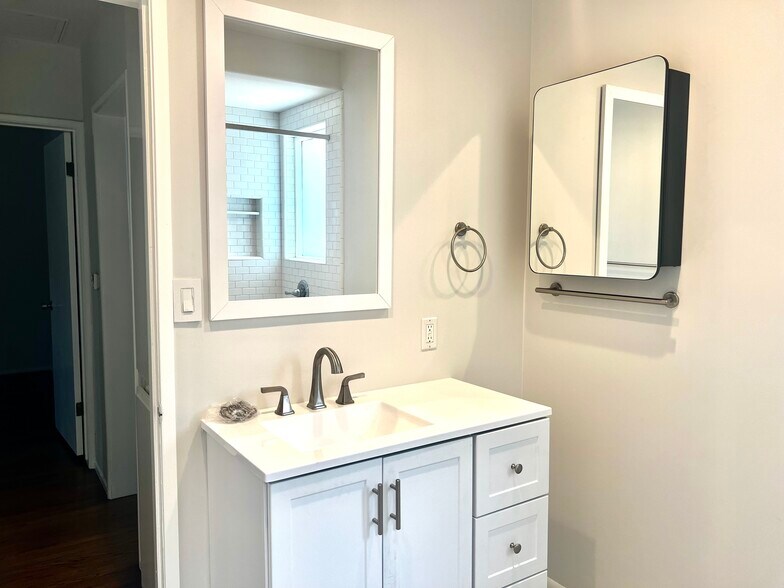 New bathroom cabinets - 1348 Manhattan Beach Blvd