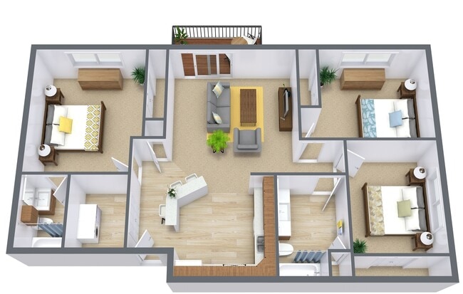 Floorplan - Sunwood Apartment Community