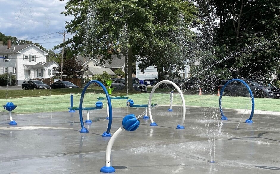 Splash pad across the street - 62 E Water St