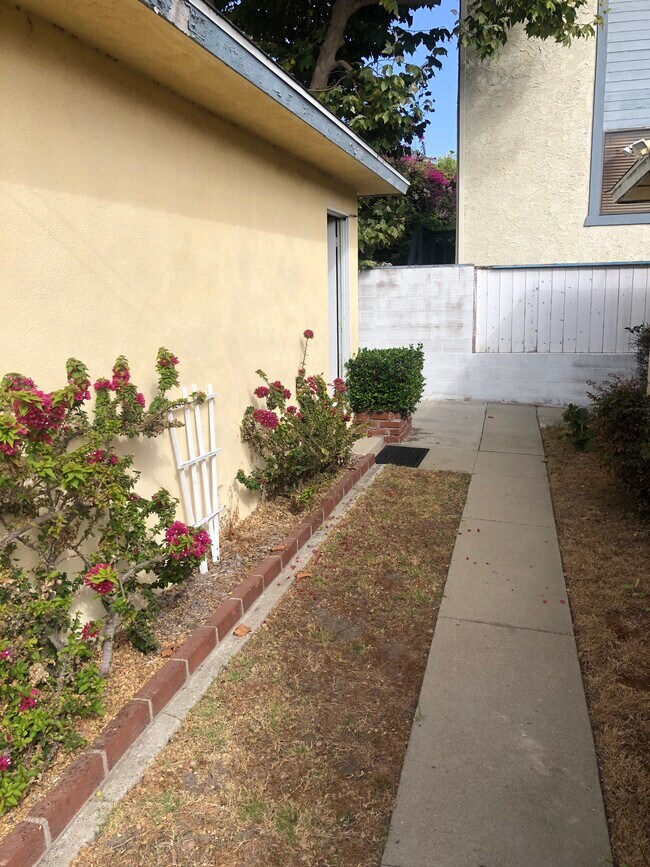 Side Area between unit and garage - 1802 Green Ln