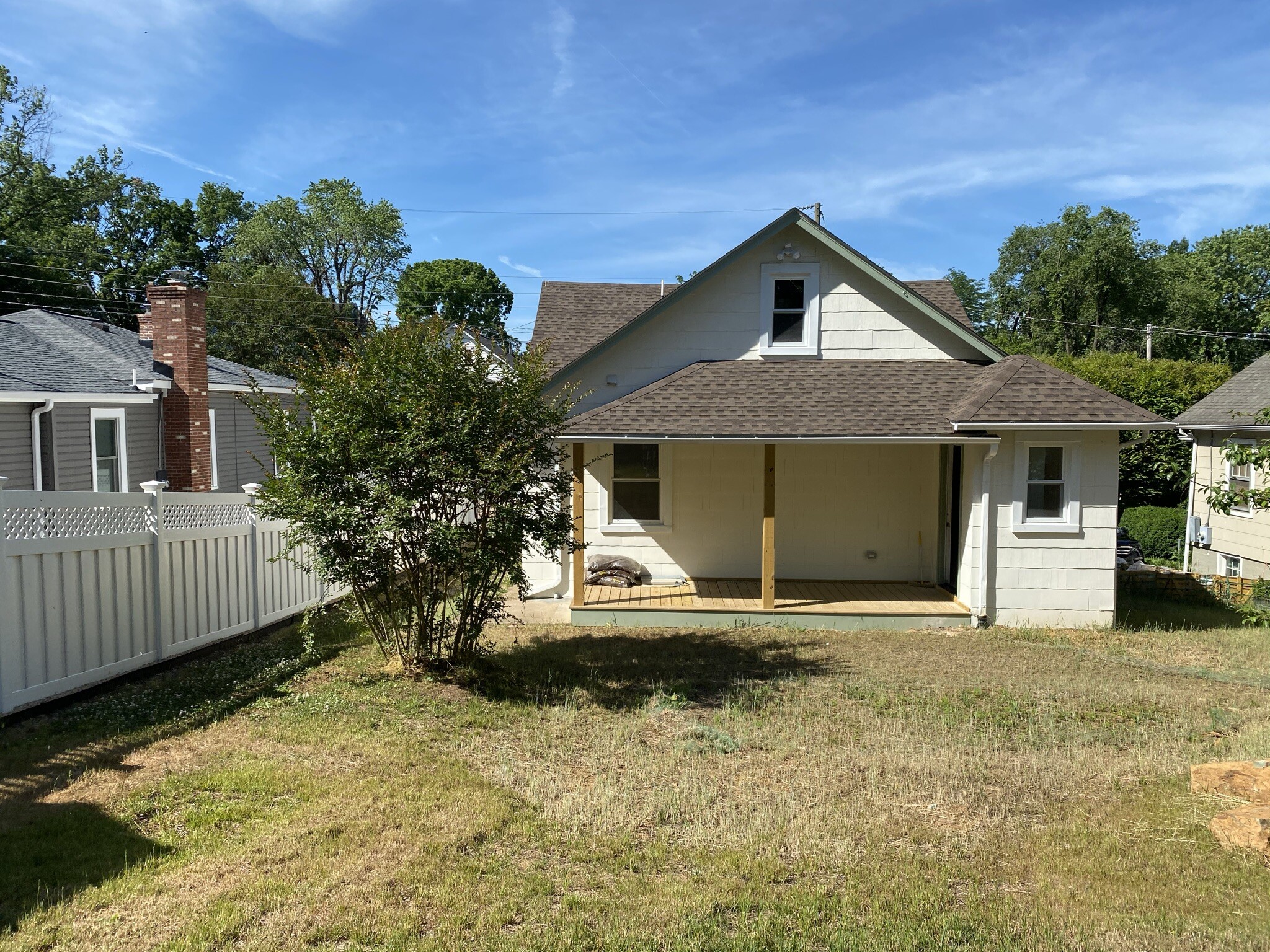 Back of house - 613 Blenheim Ave