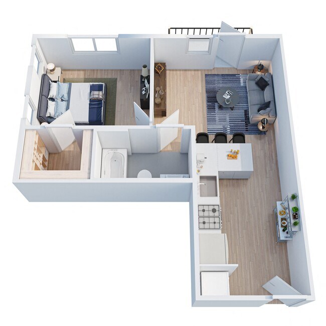 Floorplan - The Riviera on Semmes