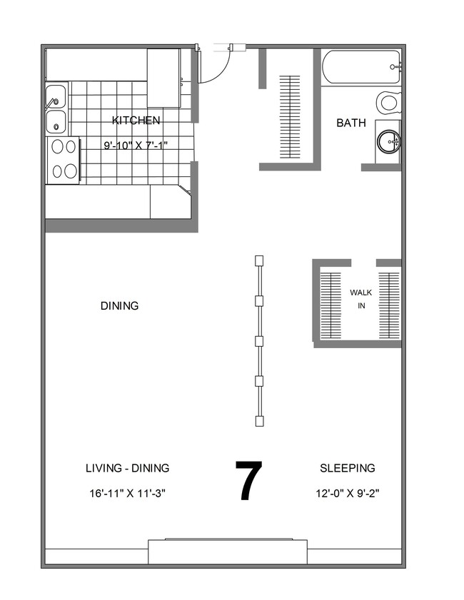 Floor Plan - 5445 N Sheridan Rd