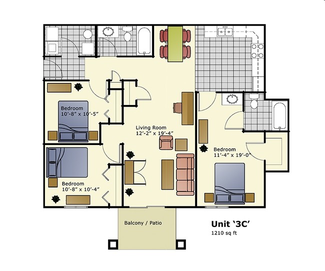 3C - Amberwood Apartments