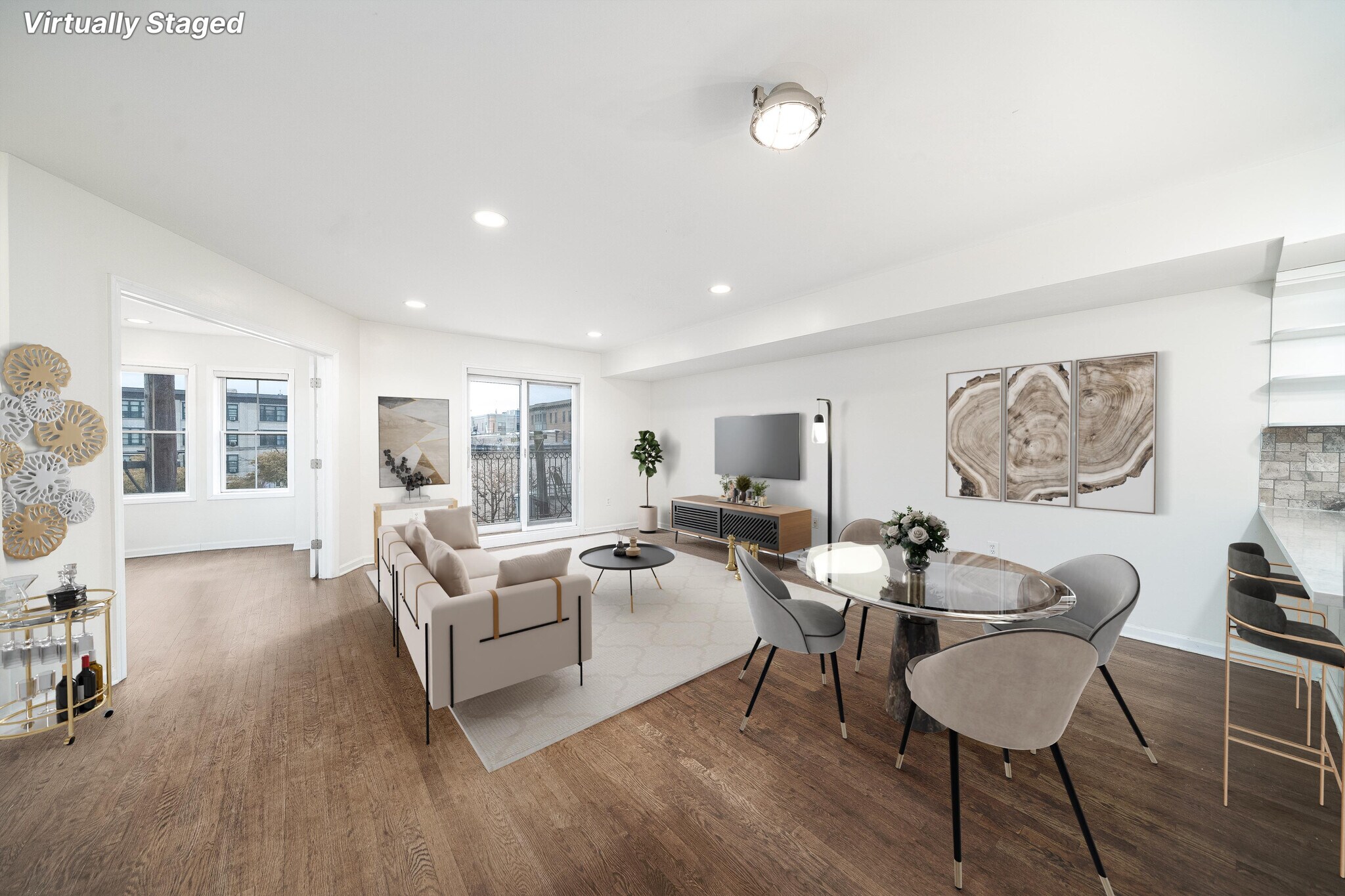 Staged Livingroom - 204 Jackson St