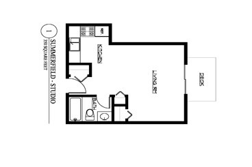 Studio - Summerfield Apartments