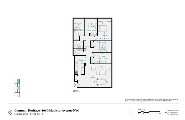 5 Bed 2 Bath - A 2 - The Heritage by Common