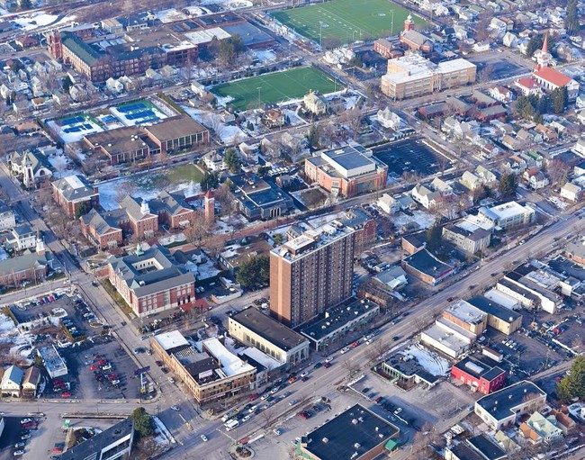 Aerial Photo - Daniel J. Flood Tower